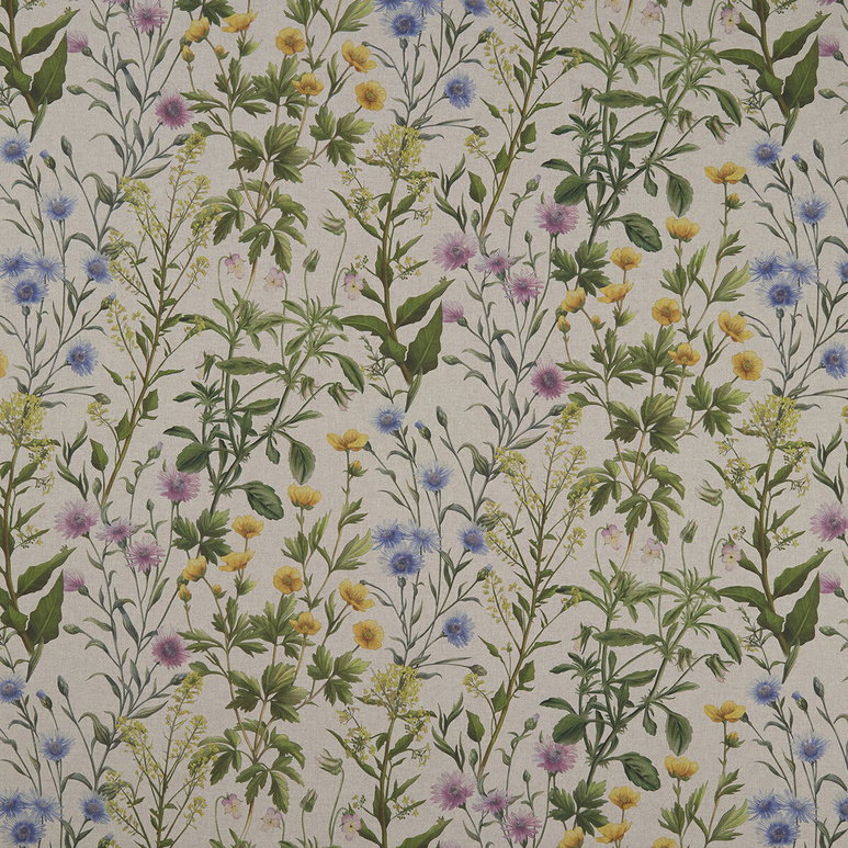 Clarke &amp; Clarke Buttercup Linen Fabric