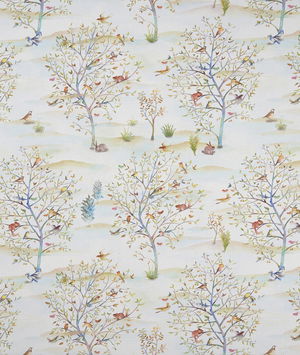 Clarke & Clarke Coppice Summer/Linen Fabric