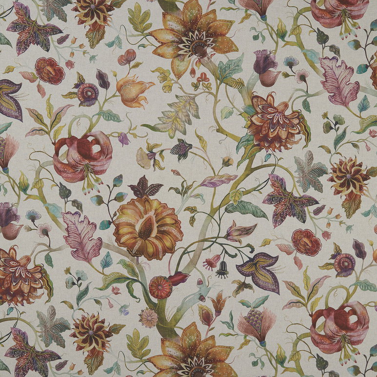 Clarke &amp; Clarke Delilah Culla Spice/Linen Fabric