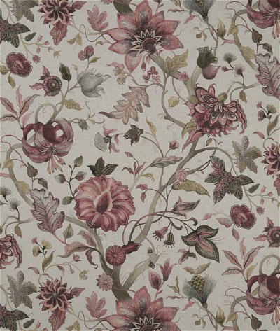 Clarke & Clarke Delilah Culla Winterberry/Linen Fabric