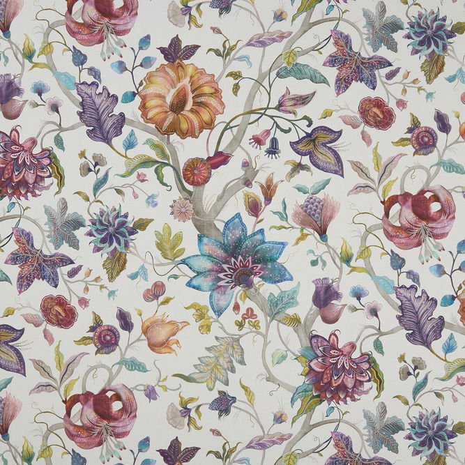 Clarke &amp; Clarke Delilah Summer/Cream Fabric