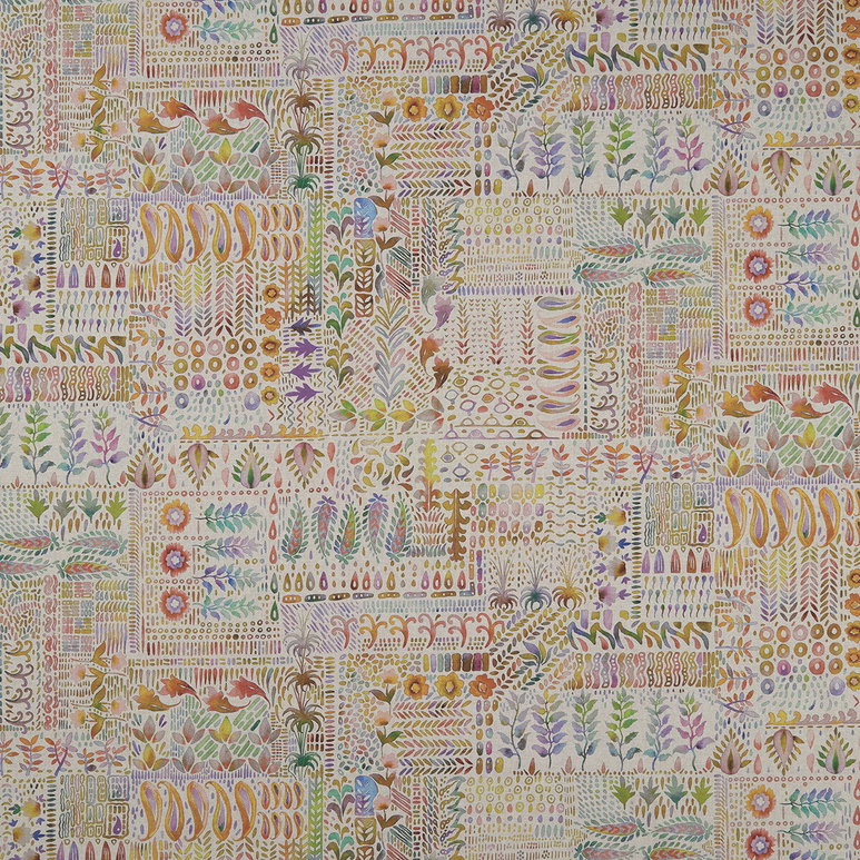 Clarke &amp; Clarke In The Garden Linen Fabric