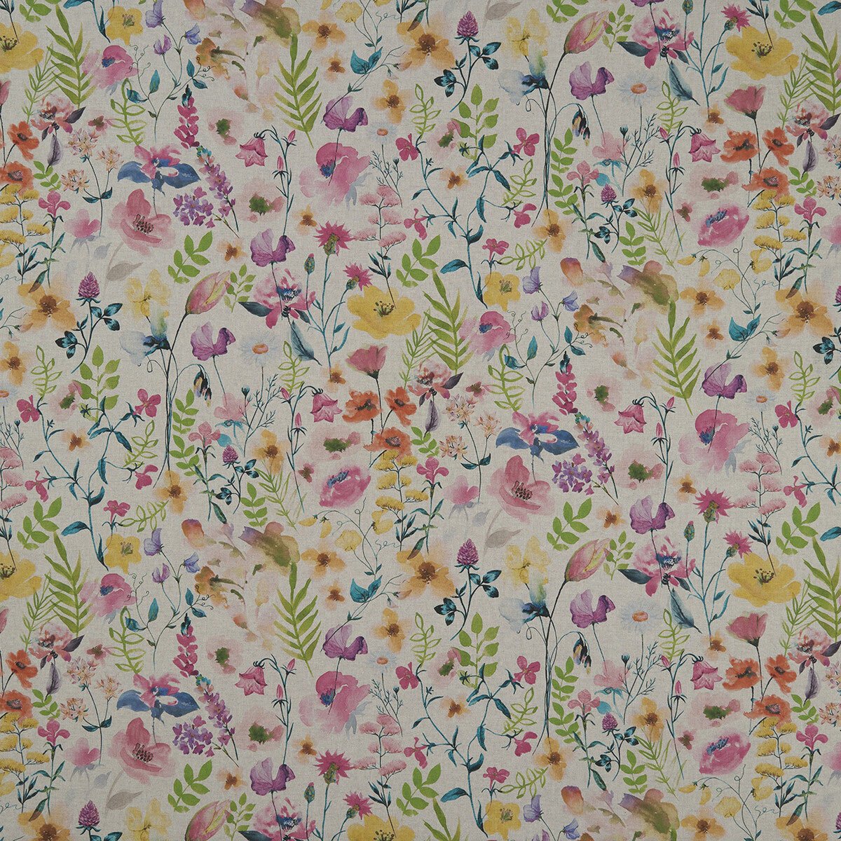 Clarke & Clarke Lolita Summer/Linen Fabric | OnlineFabricStore