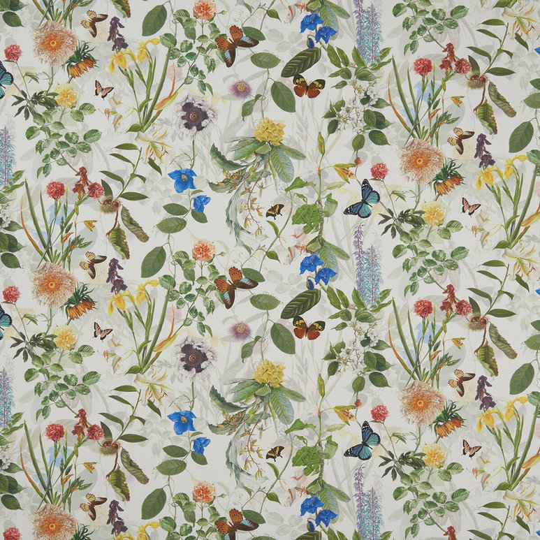 Clarke &amp; Clarke Secret Garden Cream Fabric