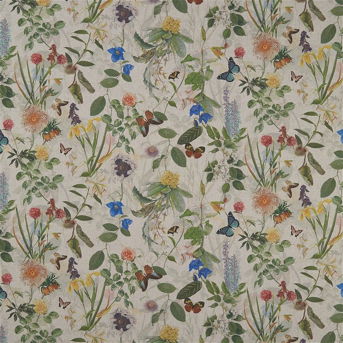 Clarke &amp; Clarke Secret Garden Linen Fabric
