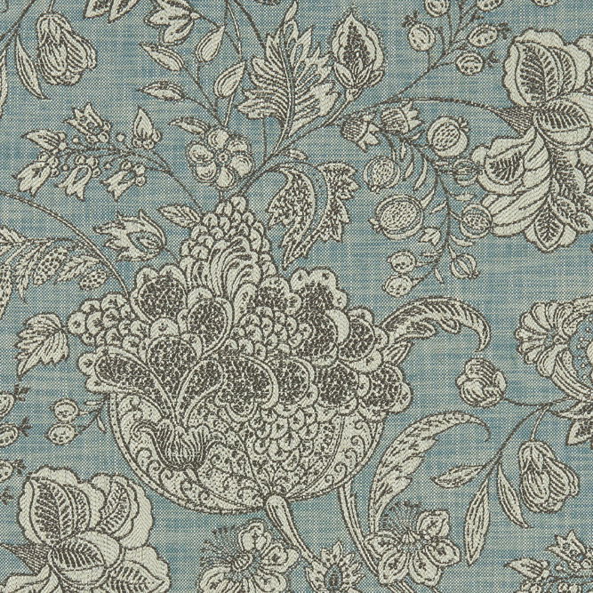 Clarke &amp; Clarke Woodsford Teal Fabric