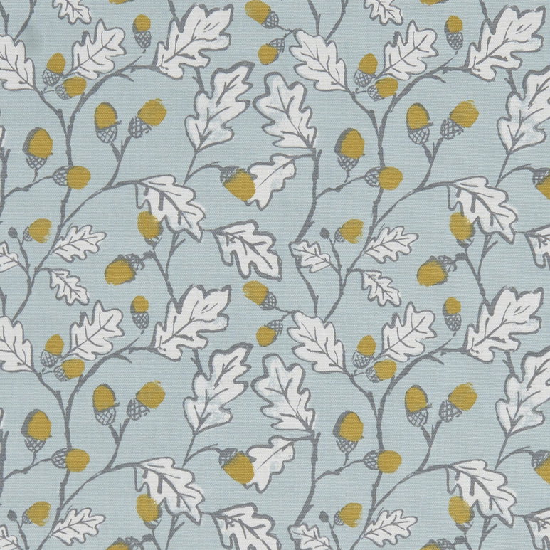 Clarke &amp; Clarke Acorn Trail Duckegg Fabric