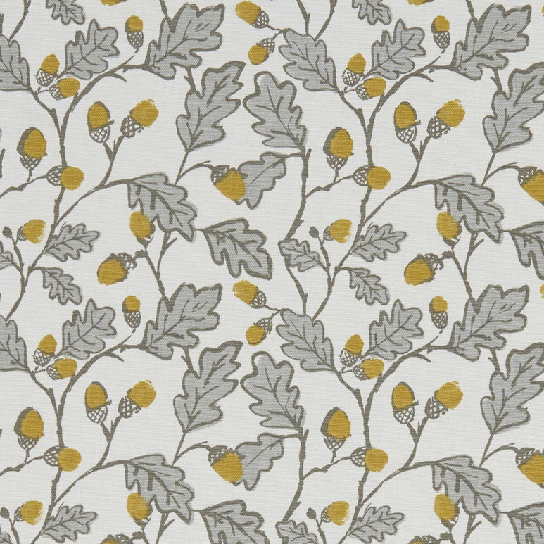 Clarke &amp; Clarke Acorn Trail Natural Fabric