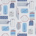 Clarke & Clarke Explorer Marine Fabric