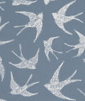 Clarke & Clarke Fly Away Navy Fabric