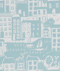 Clarke & Clarke Waterside Duckegg Fabric