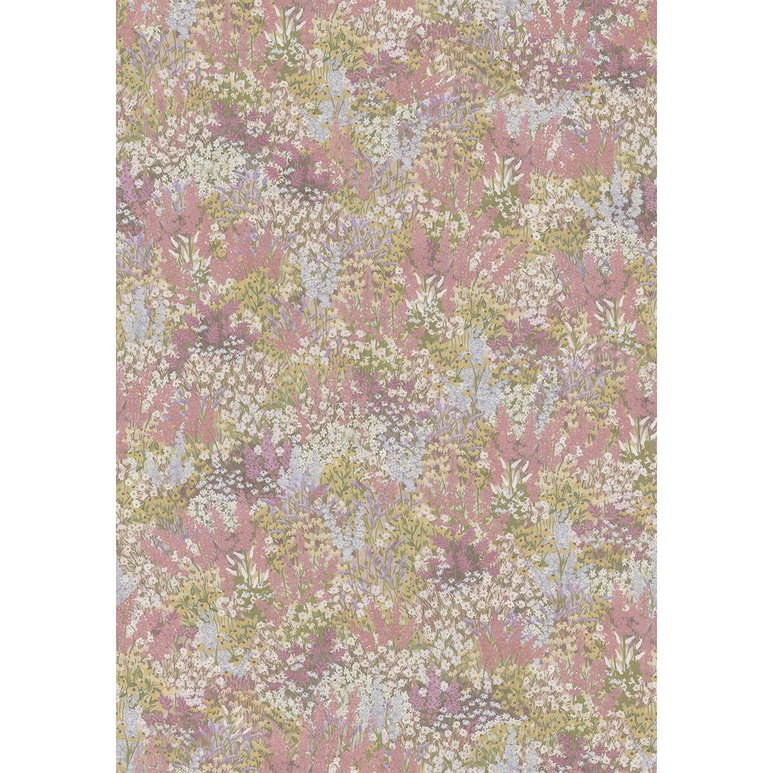 Cole &amp; Son Petite Fleur Satin Blush Fabric