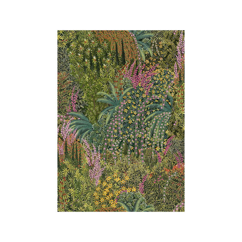 Cole &amp; Son Cascade Velvet Leaf Green Fabric
