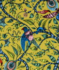Clarke & Clarke Rousseau Velvet Lime Fabric