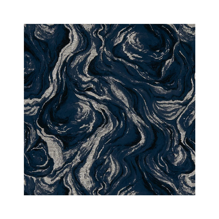 Clarke &amp; Clarke Lavico Midnight Fabric