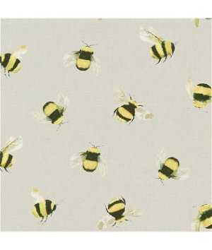Clarke & Clarke Bees Taupe Fabric