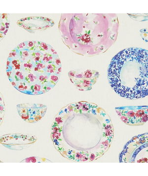 Clarke & Clarke Crockery Cream Fabric