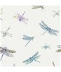 Clarke & Clarke Dragonflies Cream Fabric