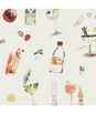 Clarke & Clarke Happy Hour Cream Fabric
