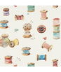 Clarke & Clarke Sewing Cream Fabric