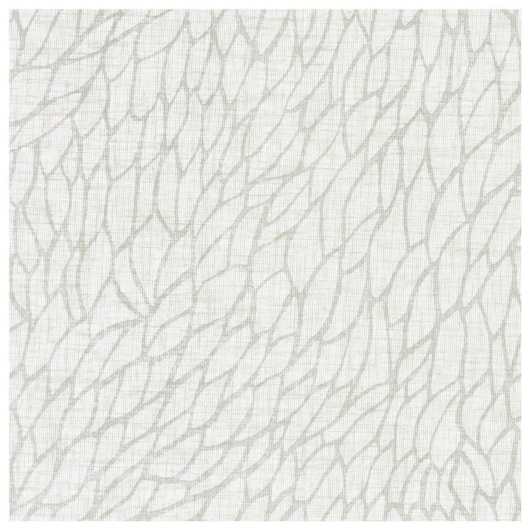 Clarke &amp; Clarke Corallino Sheer Chalk/Silver Fabric