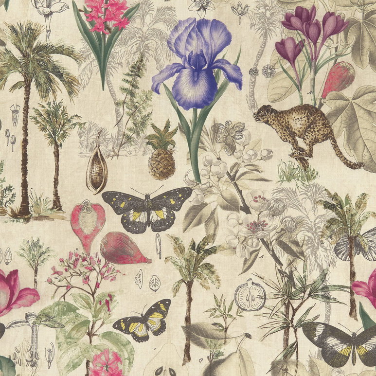 Clarke &amp; Clarke Botany Summer Fabric