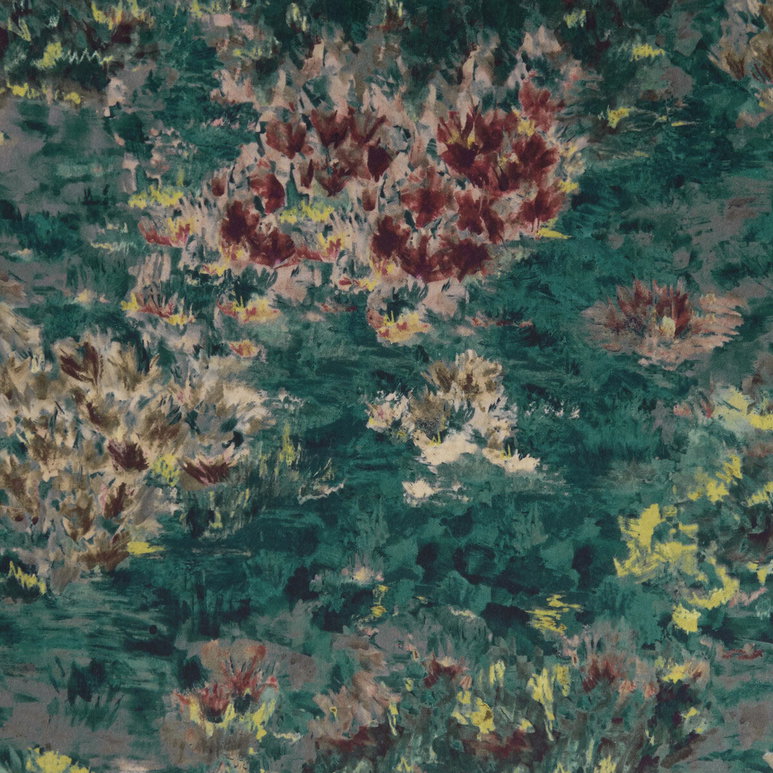Clarke &amp; Clarke Fiore Kingfisher Fabric