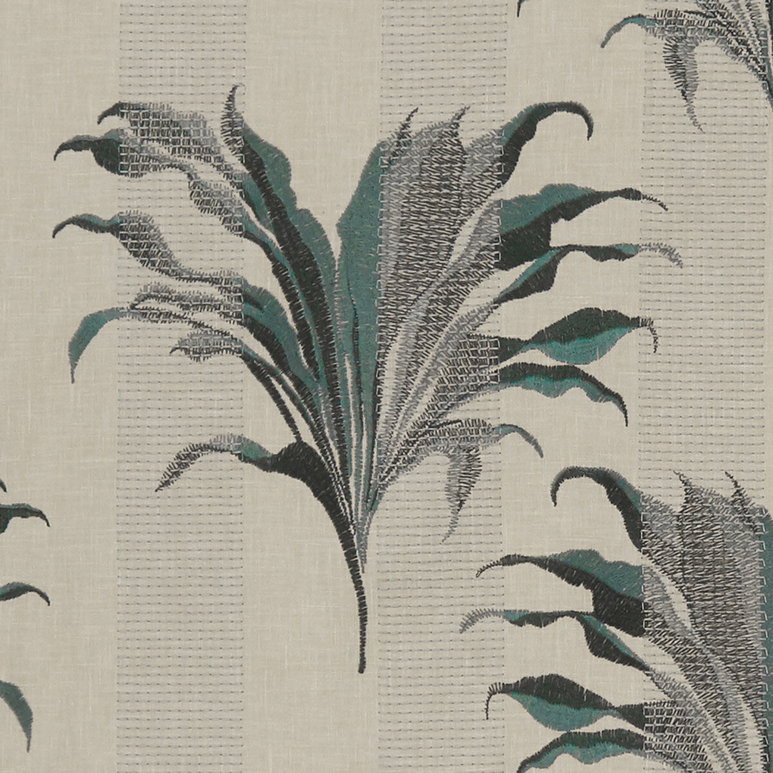 Clarke &amp; Clarke Palma Kingfisher Fabric