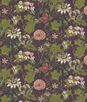Clarke & Clarke Passiflora Mulberry Velvet Fabric