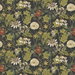 Clarke & Clarke Passiflora Noir Velvet Fabric