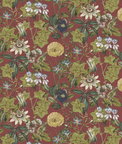 Clarke & Clarke Passiflora Rouge Velvet Fabric