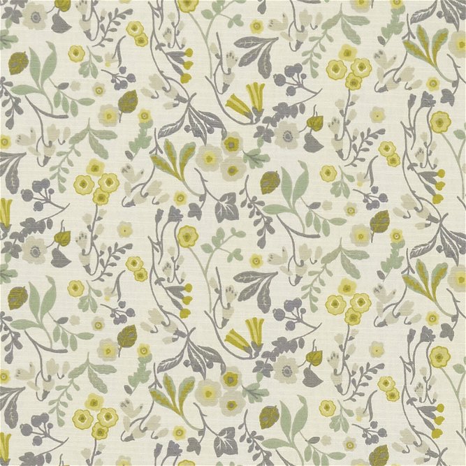 Clarke &amp; Clarke Ashbee Forest/Chartreuse Fabric