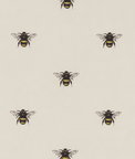 Clarke & Clarke Abeja Ivory Fabric
