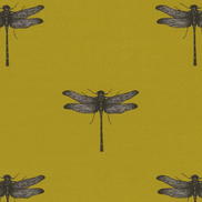 Clarke & Clarke Azure Ochre Fabric