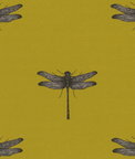 Clarke & Clarke Azure Ochre Fabric