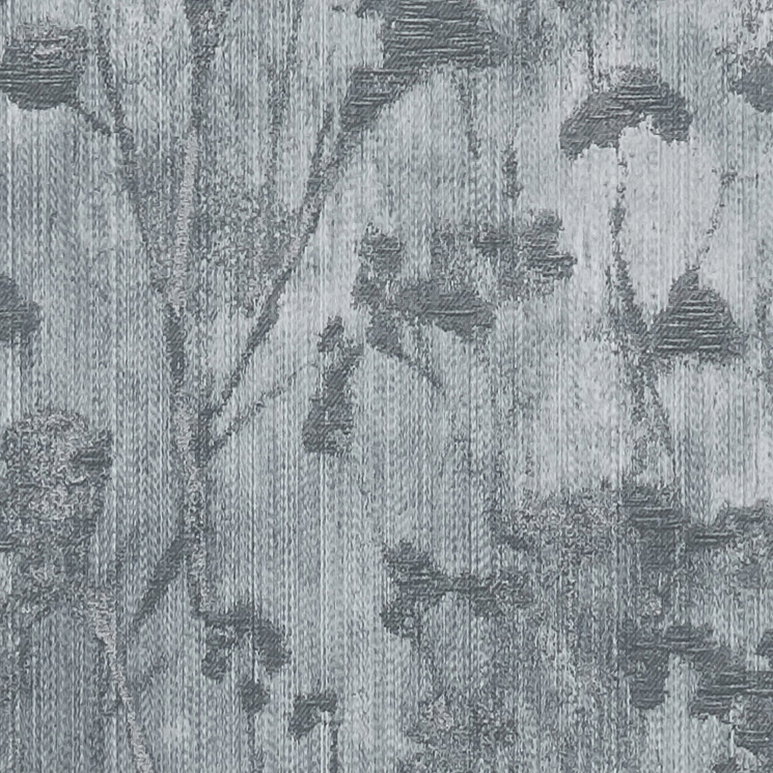Clarke &amp; Clarke Silhouette Charcoal Fabric