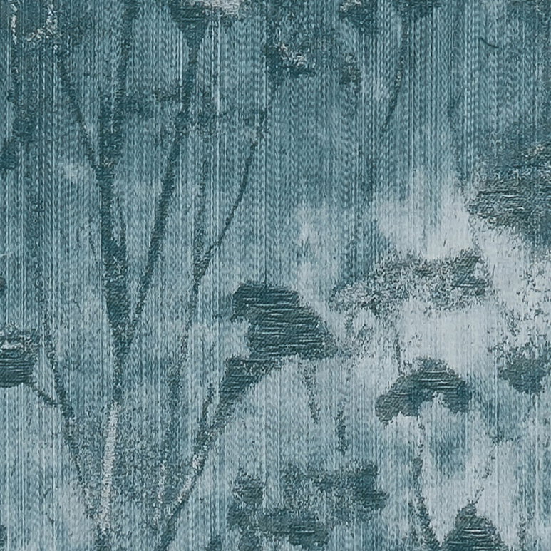 Clarke &amp; Clarke Silhouette Kingfisher Fabric