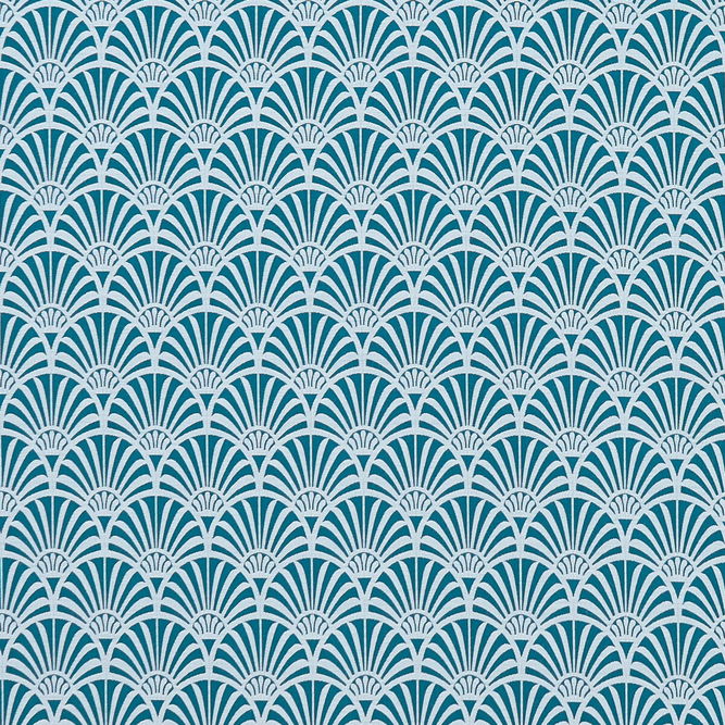Clarke &amp; Clarke Zellige Teal Fabric