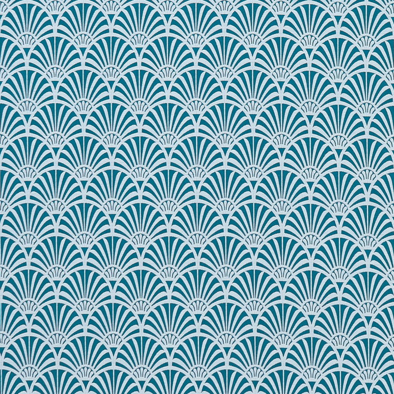 Clarke &amp; Clarke Zellige Teal Fabric