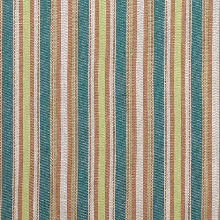 Clarke &amp; Clarke Ziba Teal/Spice Fabric