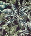 Clarke & Clarke Majorelle Velvet Charcoal Fabric