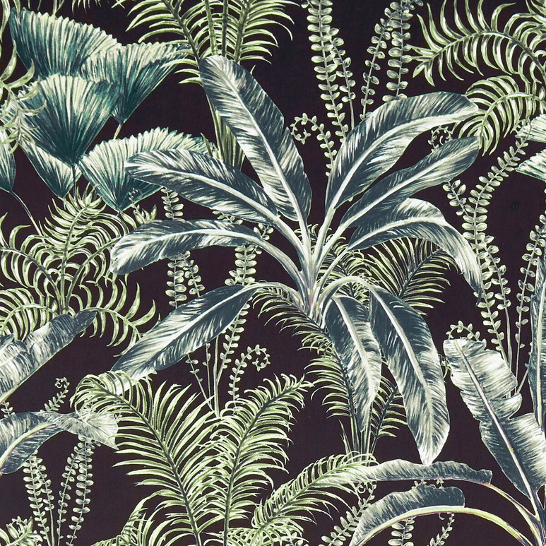 Clarke &amp; Clarke Majorelle Velvet Charcoal Fabric
