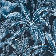 Clarke & Clarke Majorelle Velvet Midnight Fabric