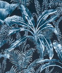 Clarke & Clarke Majorelle Velvet Midnight Fabric