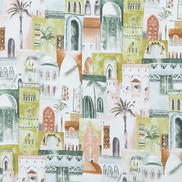 Clarke & Clarke Marrakech Apple Fabric