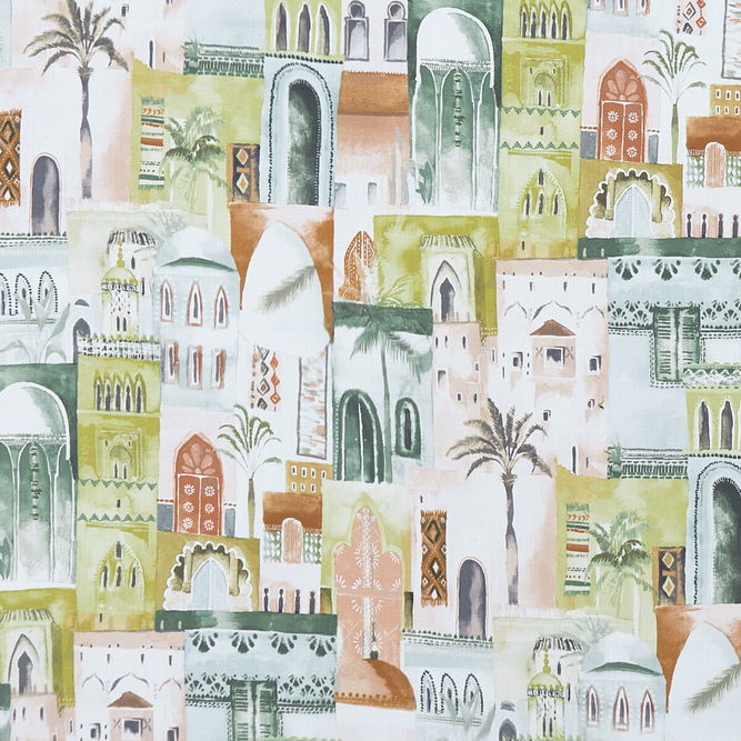 Clarke &amp; Clarke Marrakech Apple Fabric