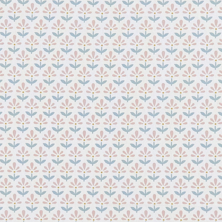 Clarke &amp; Clarke Fleur Blush/Mineral Fabric