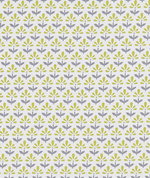 Clarke & Clarke Fleur Chartreuse/Charcoal