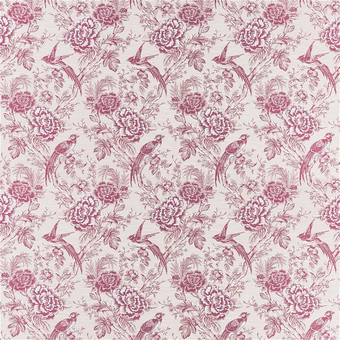 Clarke &amp; Clarke Avium Raspberry Fabric