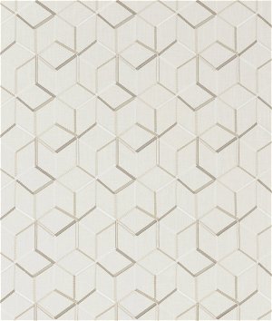 Clarke & Clarke Linear Ivory Fabric